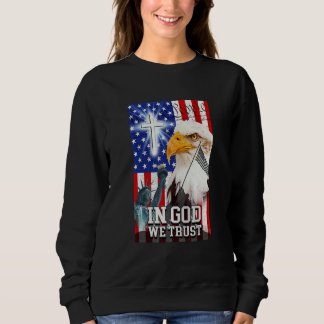In Gott vertrauen wir uns den Menschen, die Christ Sweatshirt
