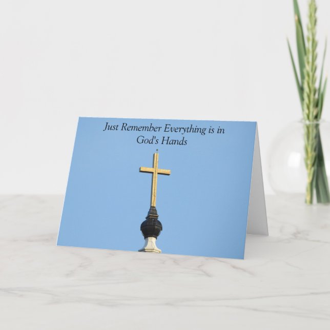 In Gottes Händen, Gebete für dich Karte (Vorderseite)