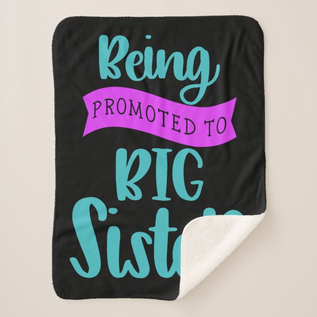 In große Schwester befördert werden Sherpadecke (Vorderseite)