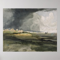 In Hailsham, Sussex: Ein Sturm nähert sich 1821 (w