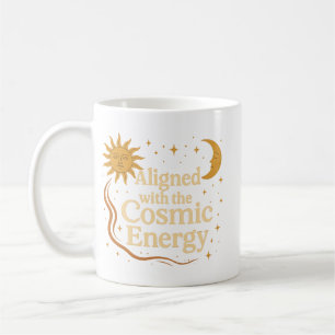 In Harmonie mit der kosmischen Energie Boho Himmel Kaffeetasse