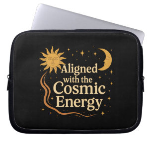 In Harmonie mit der kosmischen Energie Boho Himmel Laptopschutzhülle