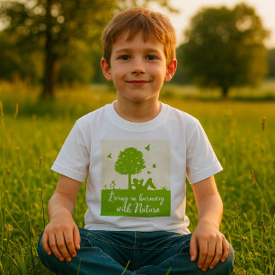 In Harmonie mit der Natur leben T-Shirt