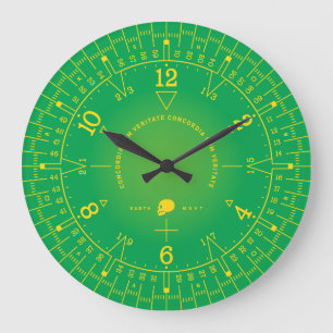 In Harmonie mit der Wahrheit Große Wanduhr