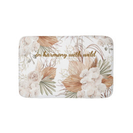 In Harmony with the Wild Bath Mat | Boho Bathroom Badematte