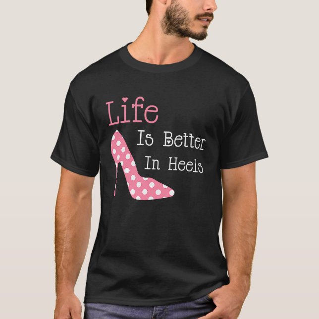 In Heels Shoe T-Shirt (Vorderseite)