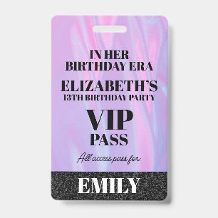 In Her Birthday Era VIP-PASS Individuelle Party-La Ausweis