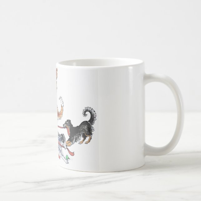 In Herden leben der HundweihnachtsTasse Kaffeetasse (Rechts)