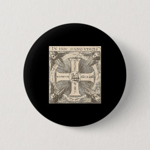In Hoc Signo Vinces Lamm Gottes In Diesem Zeichen  Button