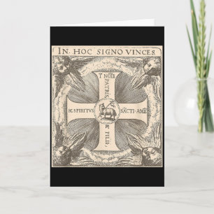 In Hoc Signo Vinces Lamm Gottes In Diesem Zeichen Karte