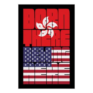 In Hongkong geboren, Amerikaner Poster