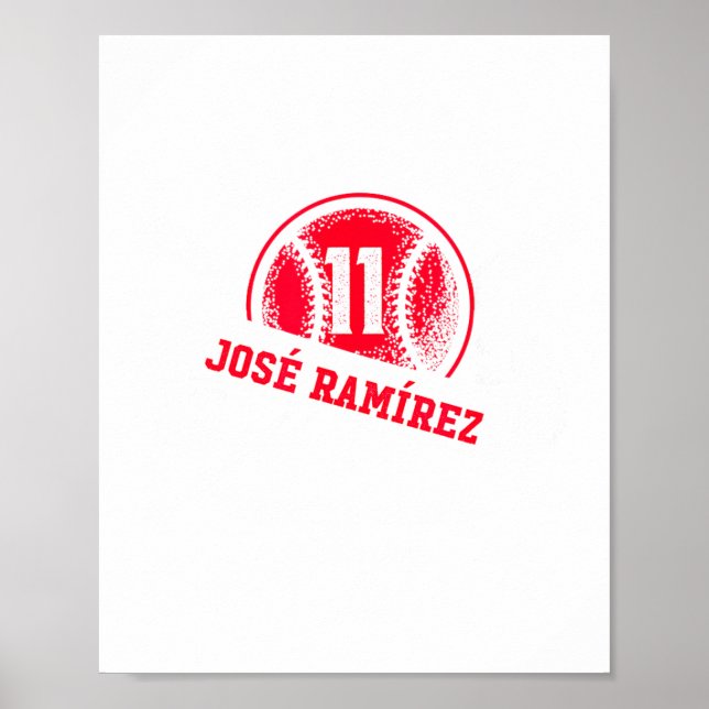 In House Jose Ramirez Mlbpa Mlb Poster (Vorne)