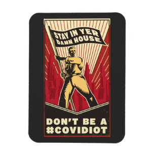 IN IHREM HAUS-Magneten BLEIBE Magnet