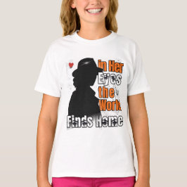In ihren Augen findet die Welt Zuhause - Romantisc T-Shirt