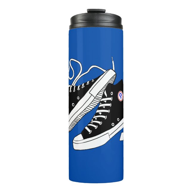 In ihren Schuhen Tumbler Thermosbecher (Vorderseite)