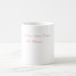 In ihrer eigenen Zeit erblüht Tasse Feminine Tas