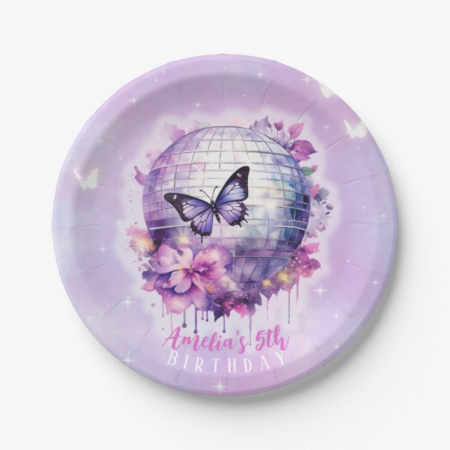 In ihrer Geburtstagszeitung Pappteller (Vorderseite)