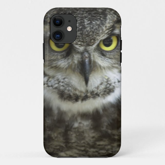 In Ihrer Gesichts-Eule Case-Mate iPhone Hülle (Rückseite)