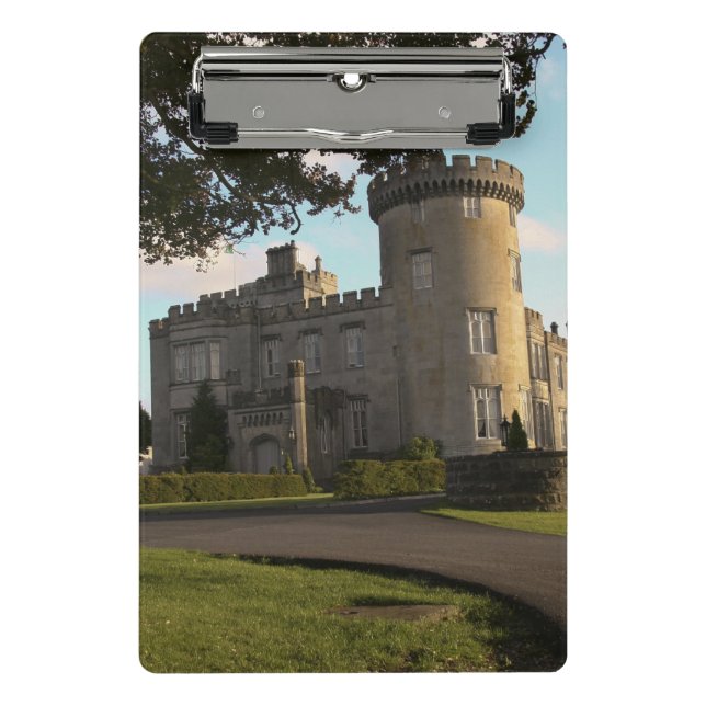 In Irland Eingang zum Schloss Dromoland Mini Klemmbrett (Vorderseite)