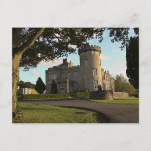 In Irland Eingang zur Burg Dromoland Postkarte
