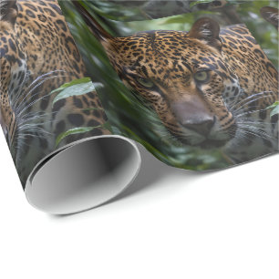 in Jaguar im Wald, Geschenkpapier