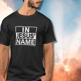 In Jesu Name Personalisierter T - Shirt