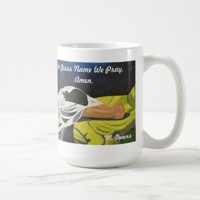 In Jesus Name beten wir, Amen. Kaffeetasse (Rechts)