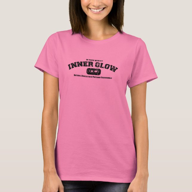 In Kontakt mit meinem inneren Glühen-T - Shirt (Vorderseite)