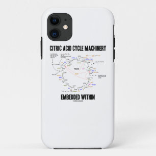 In Krebs eingebettete zitrische Zykturmaschine iPhone 11 Hülle