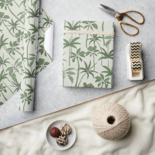In Kunst gehüllt: Botanischer Salbei mit handgezei Geschenkpapier