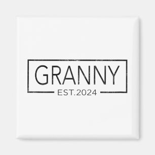 In Kürze Granny 2024 Mütter Tag Granny Est 2024 Magnet