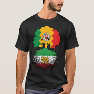 In LA gewachsene iranische Wurzeln Löwe und Sonne T-Shirt