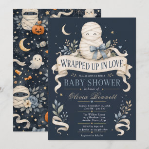 In Liebe Eingewickelt Baby Boy Shower Einladung