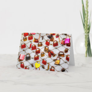 In Liebe gesperrt Karte