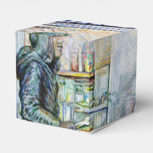 In Liebe mit Ärger und in Schwierigkeiten mit der Geschenkschachtel