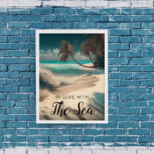 In Liebe mit dem Meer | Tropische Kunst