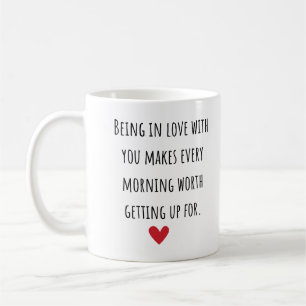In Liebe mit dir Jubiläumsgeschenk Kaffeetasse