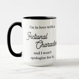 In Liebe mit einem fiktiven Zeichen Tasse