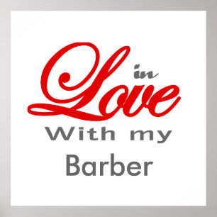 In Liebe mit meinem Barber Poster