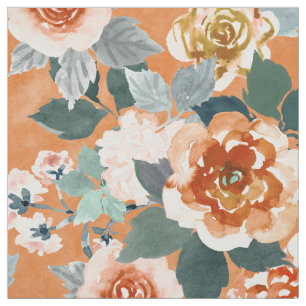 IN LIEBE Orange Blush Minze Bloral Stoff