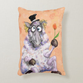 In Liebe Ram - Romantic - Fügen Sie Ihren Text / N Dekokissen