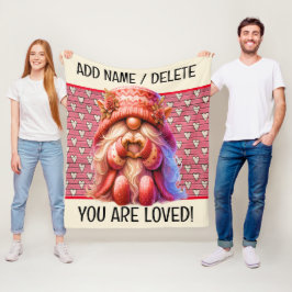 In Liebe zerrissen Fleece Blanket