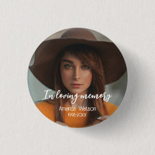 In liebevoll Gedächtnisehre Beerdigung Button