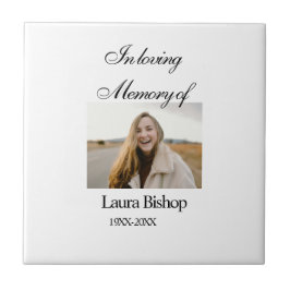 In liebevollem Gedächtnis der Beerdigung Keepake N Fliese