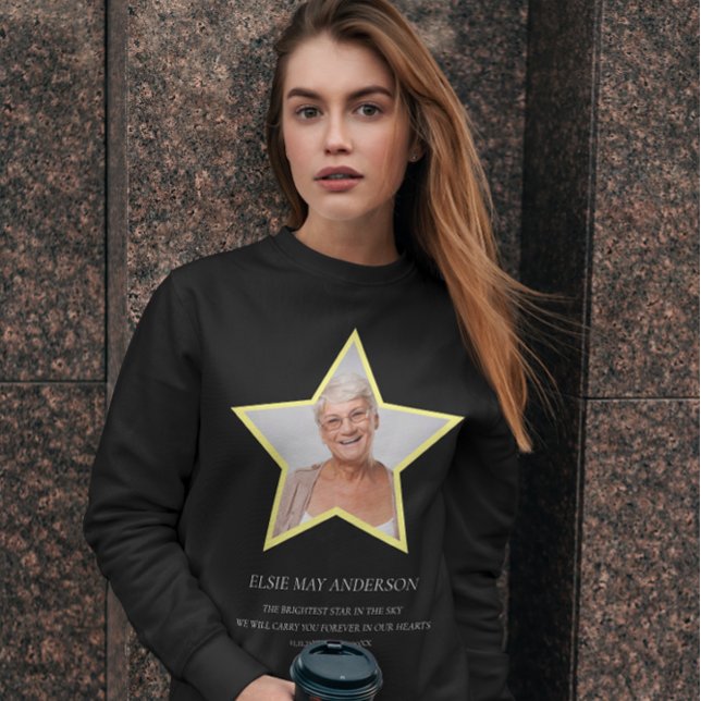 In liebevollem Gedächtnis einfache Beerdigung Foto Sweatshirt (Von Creator hochgeladen)