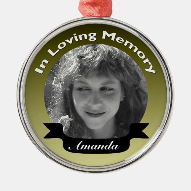 In liebevollem silbernes ornament (Vorne)