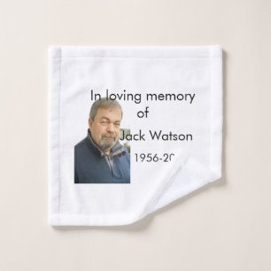In liebevoller Erinnerung an das Jahr des Namens F Waschlappen