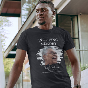 In liebevoller Erinnerung   Foto-Gedenk-T-Shirt T-Shirt