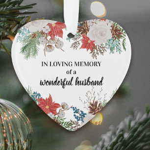 In liebevoller Erinnerung Weihnachtsstern Tannenza Ornament
