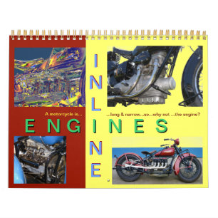 In Line Motorrad-Motors Kalender